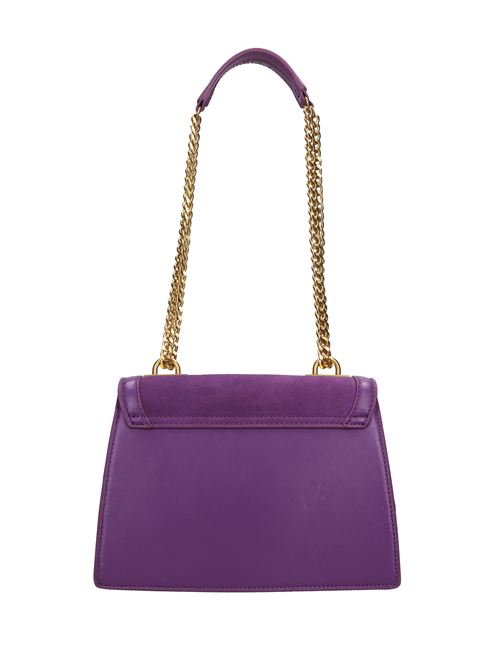 Borsa irregular small in pelle e camoscio LA CARRIE | 142P-GC-265-LESVIOLA